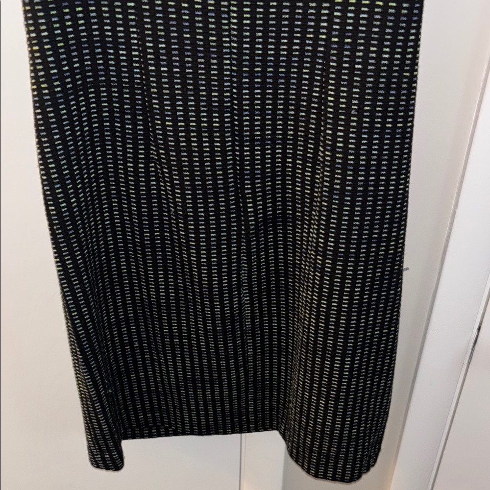 Ann Taylor Petite Tweed Black Blue and Green Dress - Picture 7 of 7